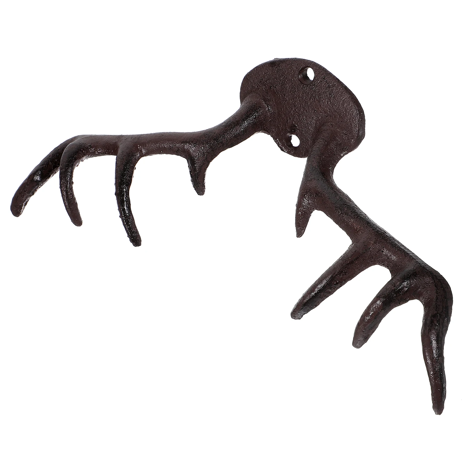 

Vintage Cast Iron Antler Hook Home Decor Wall Mounted Mail Key Holder Retro Hanger Coat Hat Rack Sturdy Construction