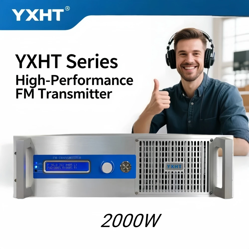 

HP- 3U, YXHT-1 2000W (2KW) Professional FM Transmitter: Powerhouse Audio Solution for Radio Stations