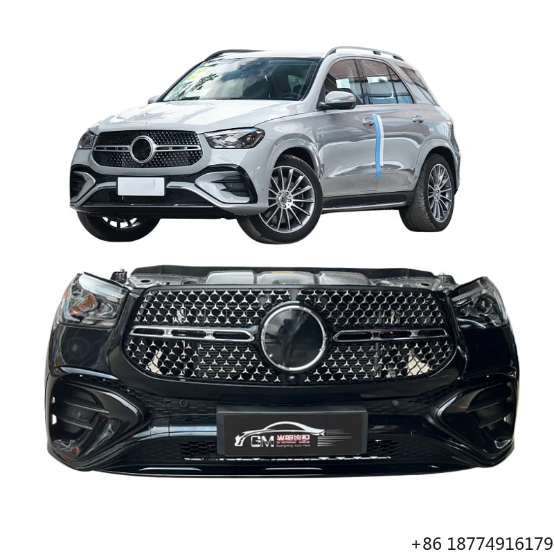 

for 2023-2026 GLE W167 SUVCpupe Complete Front Bumper Kit Assembly GLE300 GLE400 GLE450 Sports Model