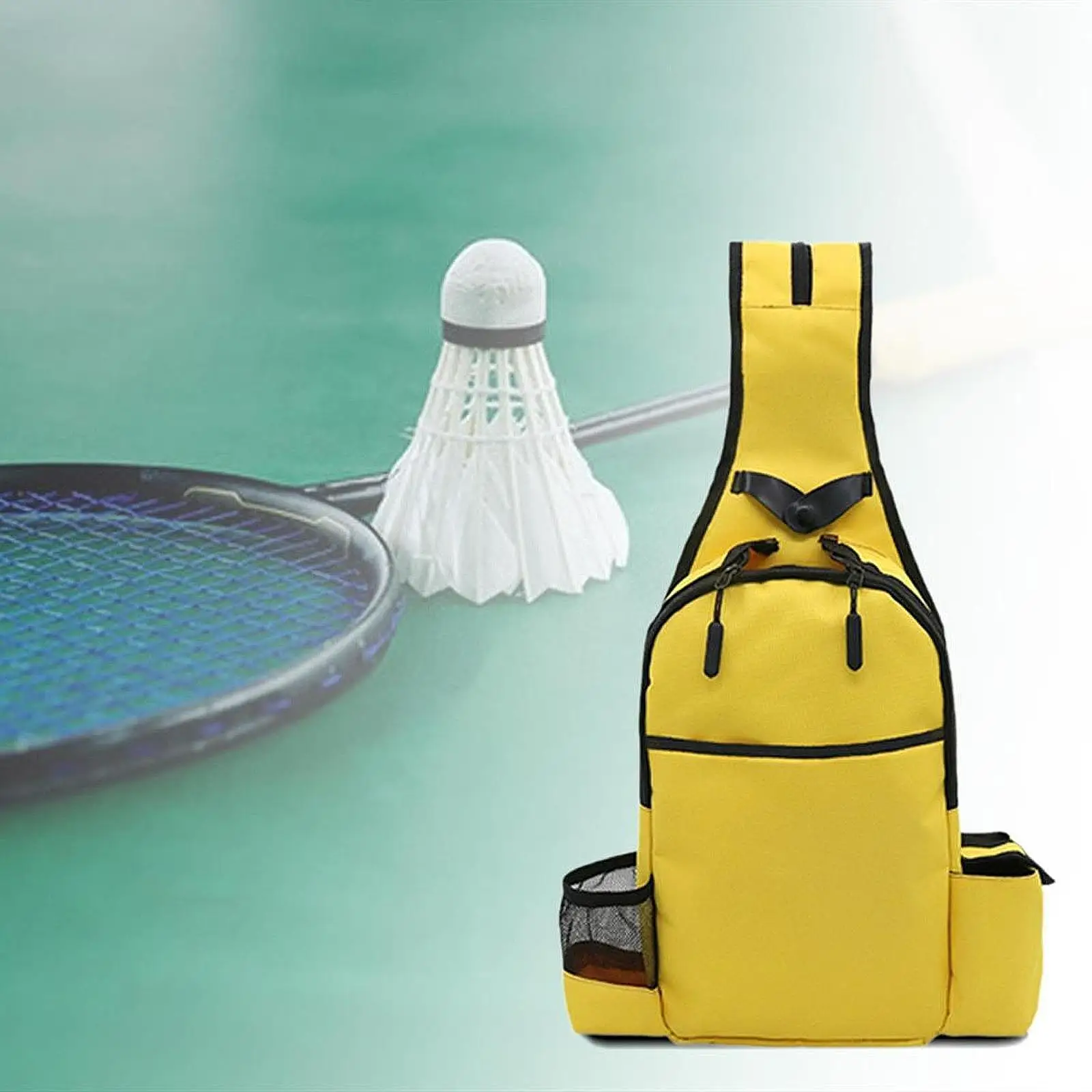 Tennis Bag Tennis Backpack Fitness Training Handbag Trendy Water Resistant Rackets Bag for Pickleball Rackets Squash Racquets