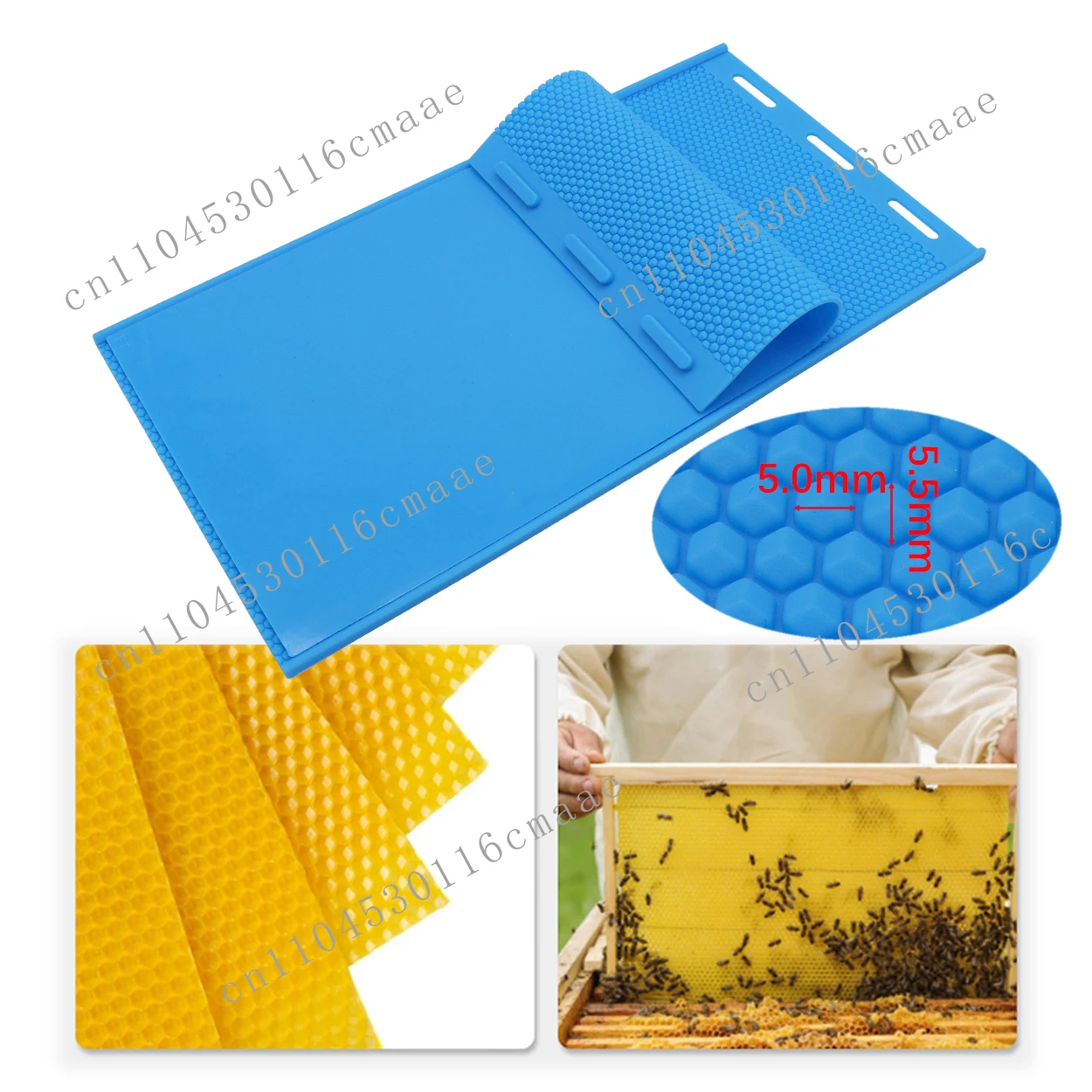 Suitable for beeswax mold Flexible beeswax impression Silicone beeswax foundation sheet
