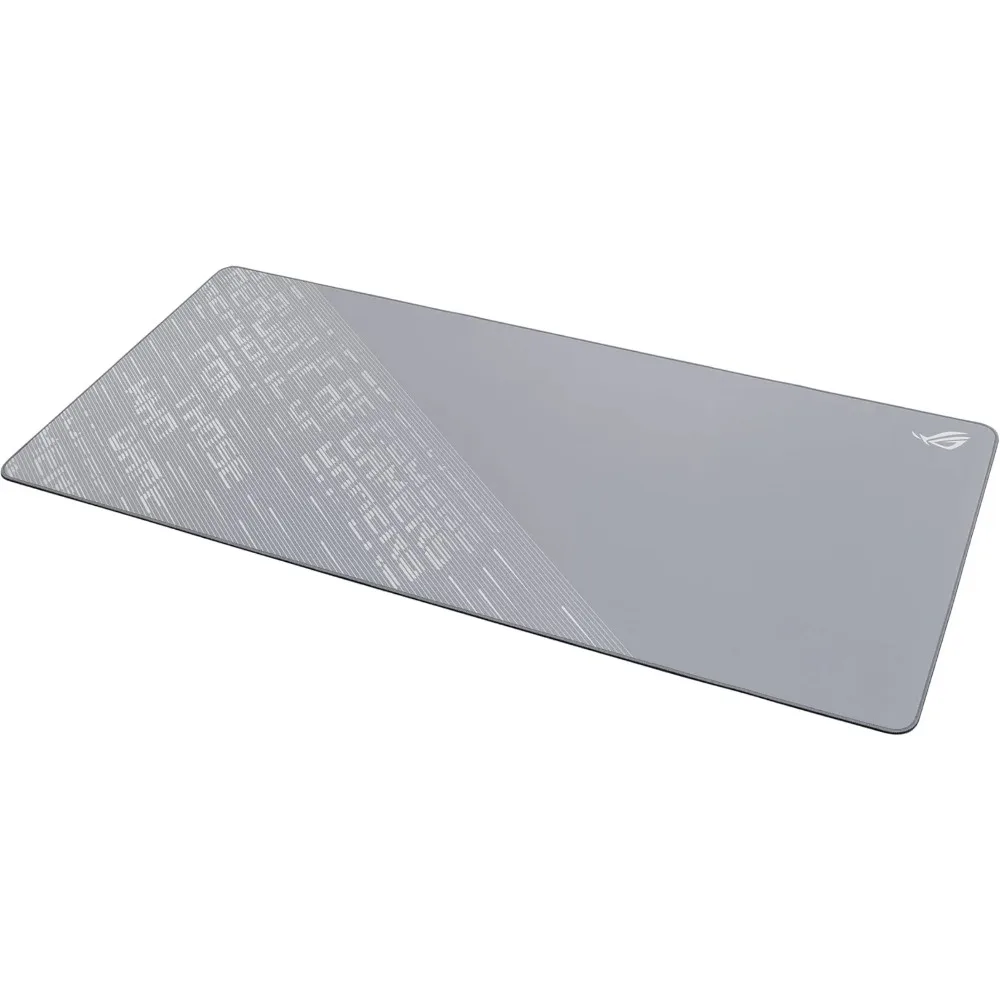 ROG Scabbard II Arctic Gray Gaming Mouse Pad Soft Cloth Surface Water/Oil/Dust-Resistant, Anti-Fray Edges, Non-Slip Base