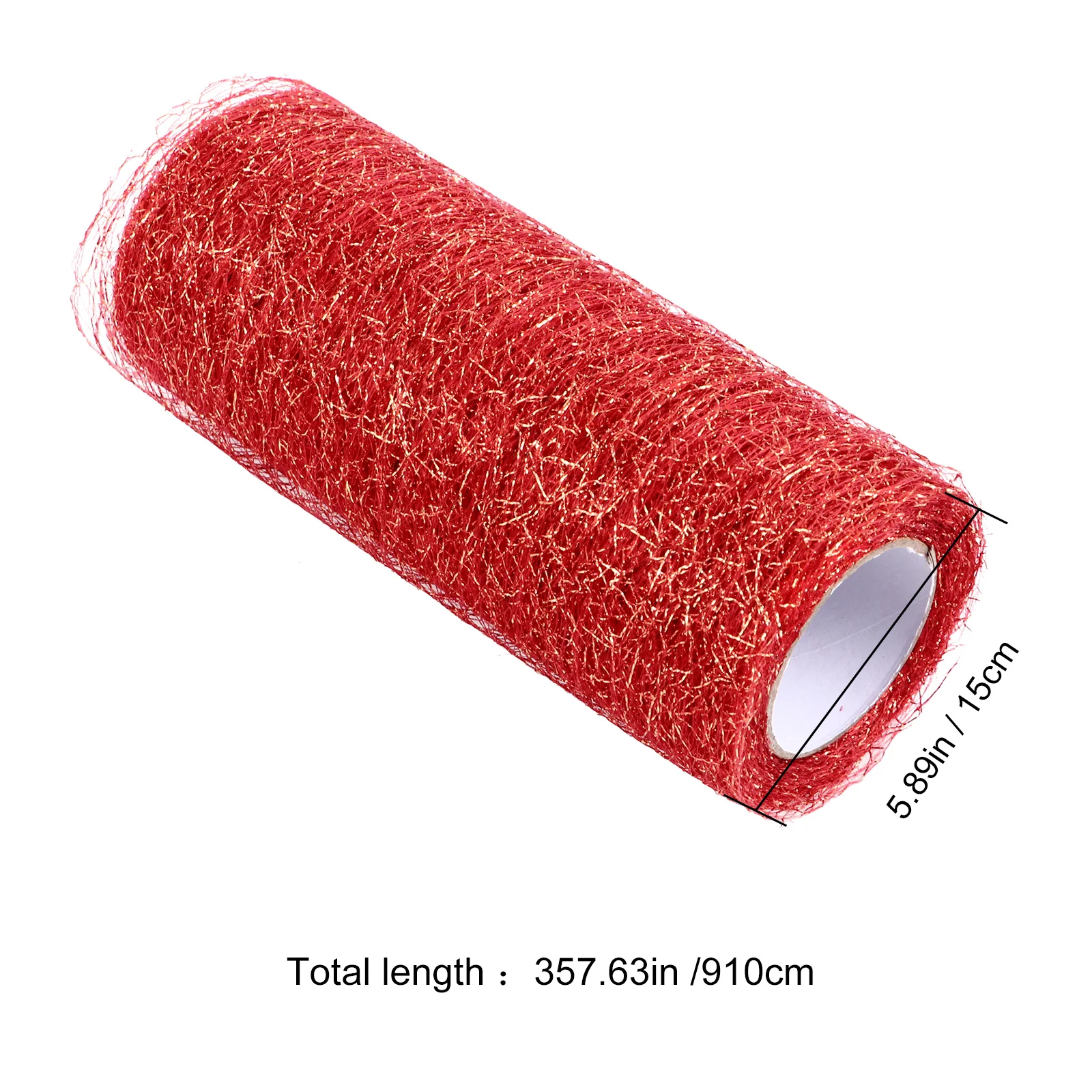 2 قطعة شبكة الذهب DIY بها بنفسك الشريط لفة الحرفية النسيج Diy بها بنفسك ديكور حفلات الزفاف فيونكات شعر توتو التنانير هدية التفاف #4