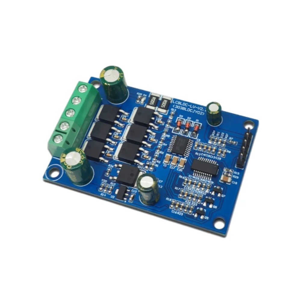 

DC Brushless Motor Drive Board with Hall DC12-37V PWM Motor Speed Regulator 5A Motor Governor for Three Phase Brushless Motor