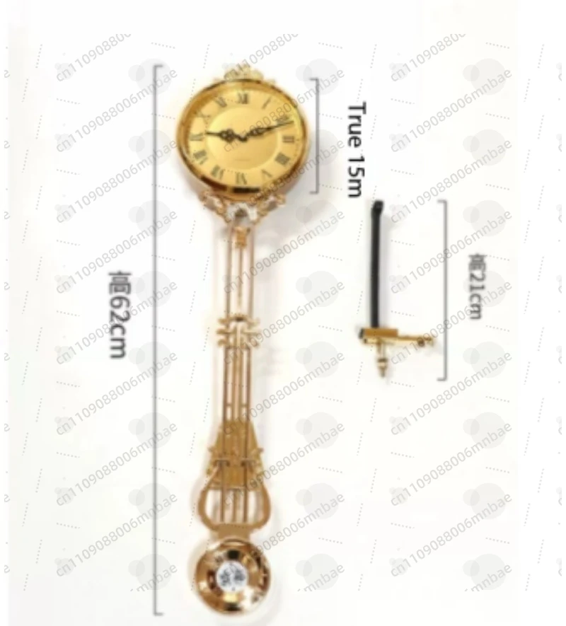 Floor Clock Pendulum Accessories European Style Living Room Pendulum Table Clock Movement Vertical Quartz Clock Parts