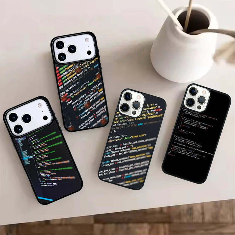 The Code design programmer Phone Case For iPhone 17 AIR 16 16e 15 14 13 12 11 PRO MAX PLUS Cover