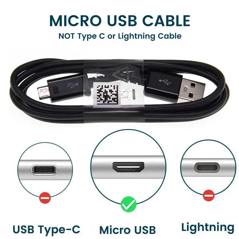 Inquebrável Micro USB Cabo De Carregamento, Carregador Android, Rápido Cabos De Carregamento, 100cm, 3ft, 5V, 1.2A