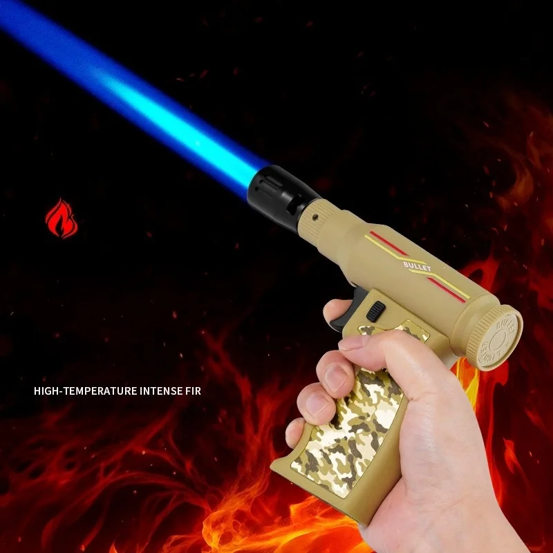 New handheld high firepower cigar, heat-resistant outdoor direct injection inflatable spray gun, welding gun, lighter