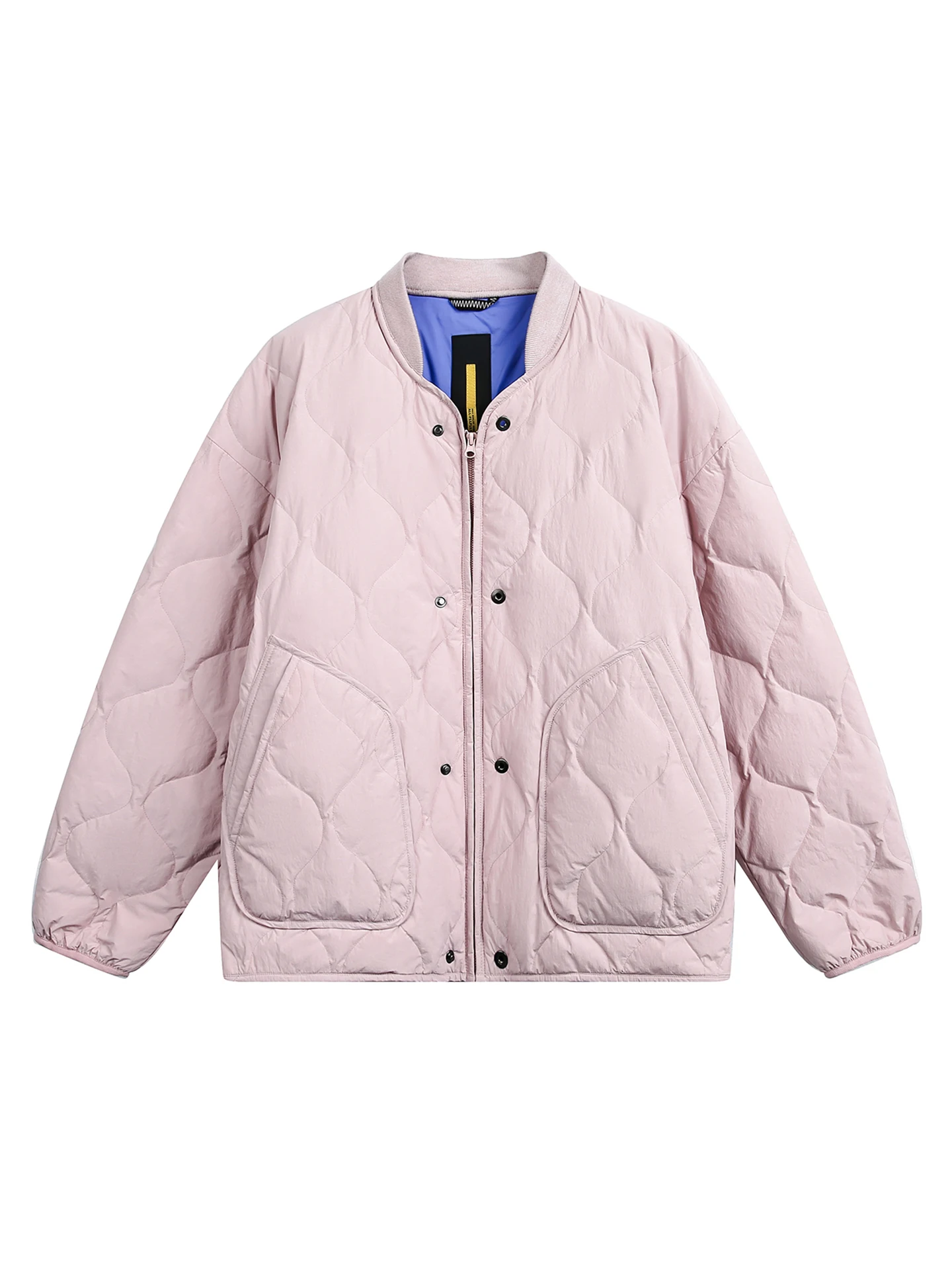 

Мужская пуховая куртка с воротником-бомбером и узором «Ретро-тыква», 90% белый утиный пух, теплая, морозостойкая, из прочного нейлона, молодежная мода