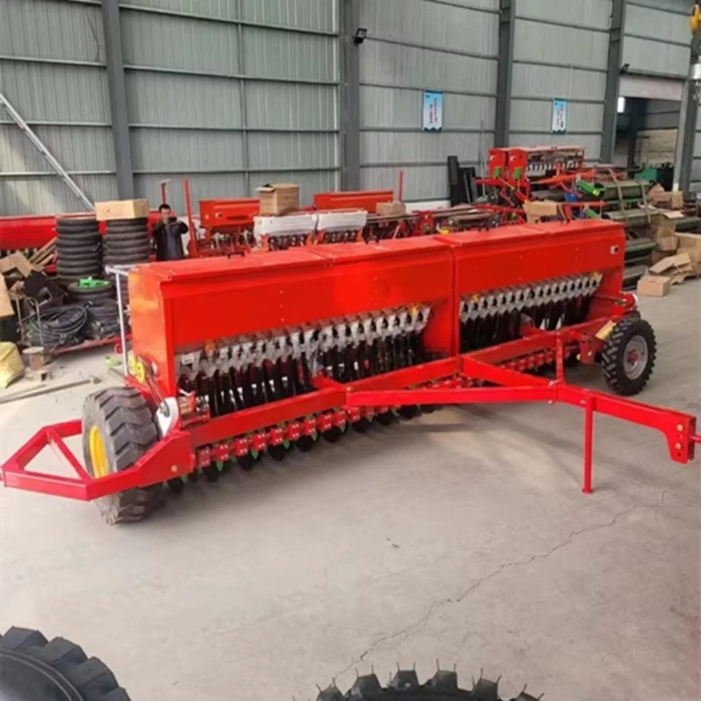 Farm Tractors Hitch 18 Row Wheat Seeder Alfalfa Seed Planter Machine