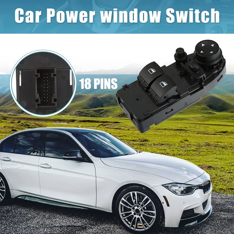 Driver Side Master Power Window Switch For BMW E92 328I 328Xi Xdrive 335I 335Is 2007-2013 61316970693 61319132164