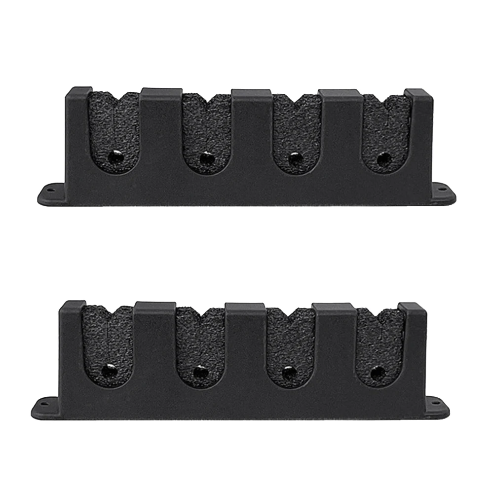 Fishing Horizontal Rod Rack Fishing Pole Holder Rod Bracket Wall Mount Modular for Garage Fishing 4 Rod Storage Tool