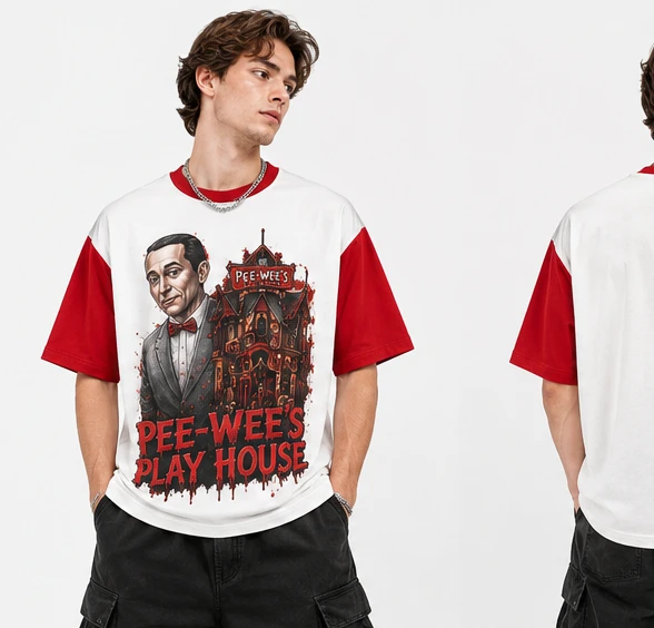Vintage Vintage Spooky Mansion Graphic T-shirt Unisex Retro Gentleman Portrait Print Tee Summer Loose Short Sleeve Horror Streetwear Top - Aliexpress Deal