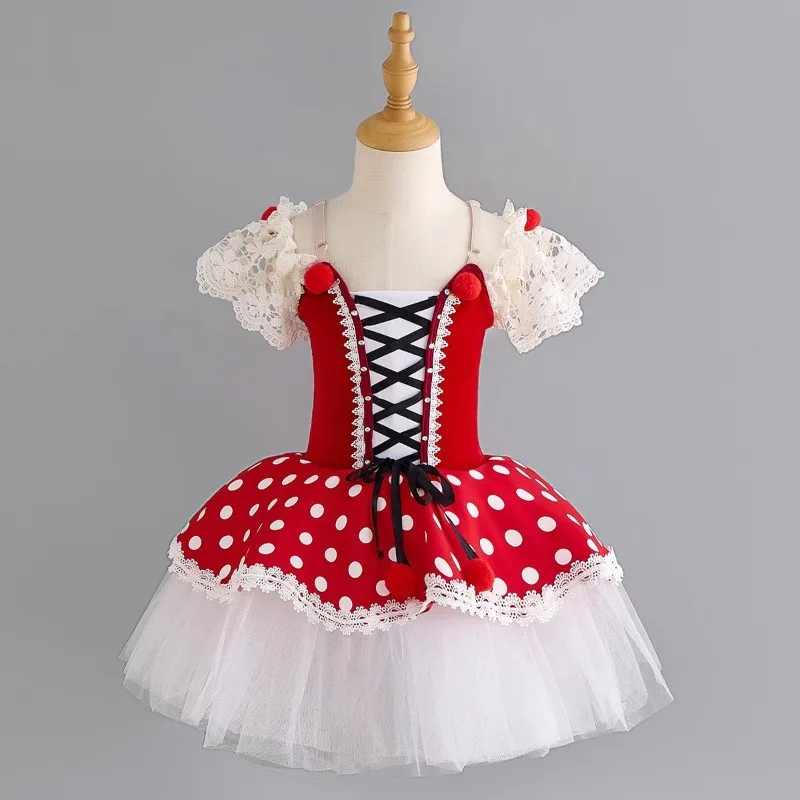 children's-polka-dot-cherry-cake-skirt-ballet-dress-tutu-dress-practice-clothes