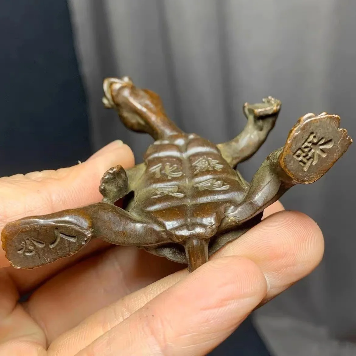 Imagen 5: Artículos Decorativos Antiguos, Manillares Morados, Artículos de Cobre, Tortugas de Cobre, Antiguos, Seguros y Confiables