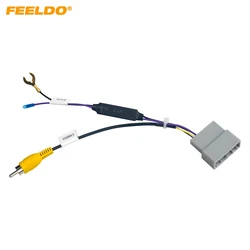 1PC Car Audio Radio Parking Rear Camera Video Plug Converter Cable With Canbus For Honda CRV/Fit Parking Reverse Wire Adapter