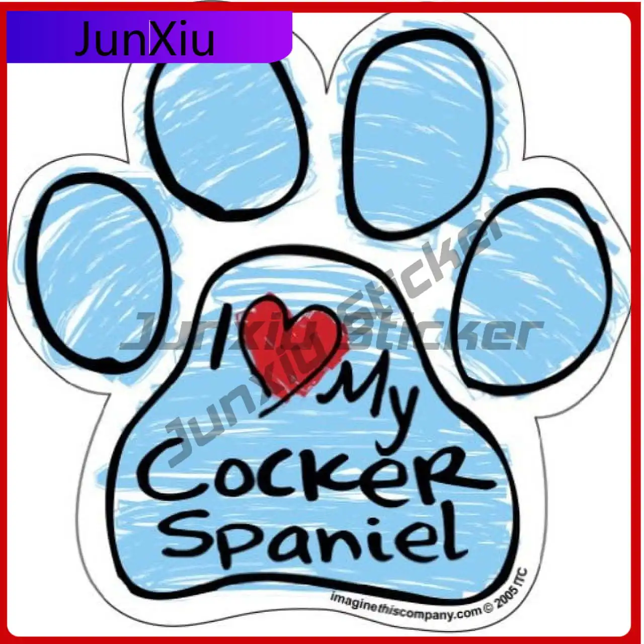 

imagine this scribble paw Unique Car Laptop Window Motor Home Waterproof Vinyl Boat Sticker Unique Aesthetic Retro Retro Vintage