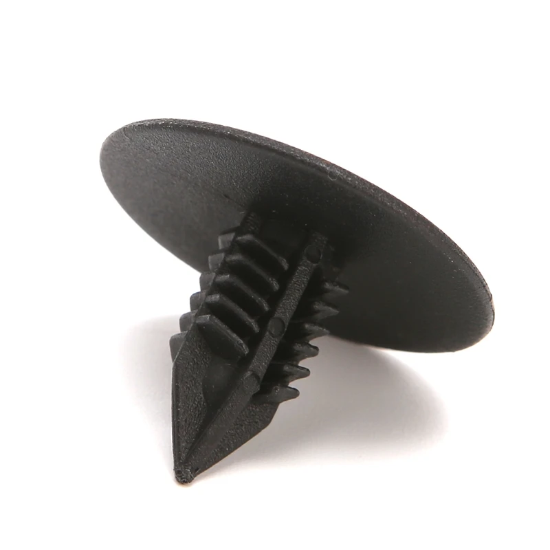 Lot De 100 Clips De Protection Pare-Chocs Garde-Boue ECSiNG - Référence 90189-06065 Nylon Noir
