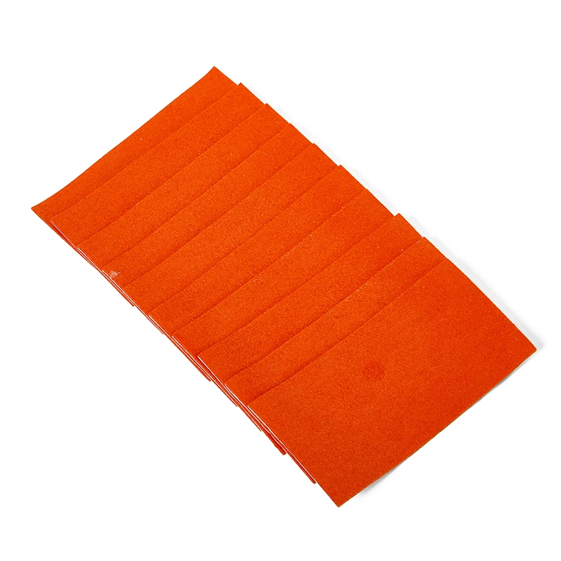 10PCS 5×10cm Suede Felt Cloth For 10cm Card Squeegee Vinyl Car Wrap Window Tint Scraper Tool Replaceable No Scratch Edge Protect