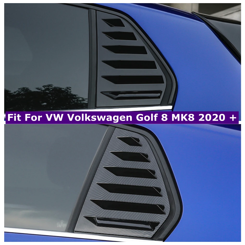 

Rear Window Louver Shutter Side Vent Decoration Spoiler Panel Cover Trim For VW Volkswagen Golf 8 MK8 2020 - 2024 Accessories