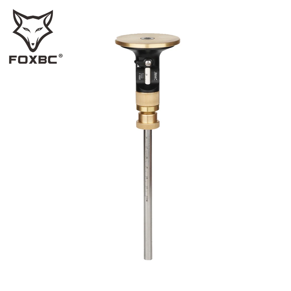 FOXBC calibro per marcatura ruote Scriber per marcatura del legno con 2 frese di ricambio strumento per scriba in legno con barra in metallo massiccio per carpentiere