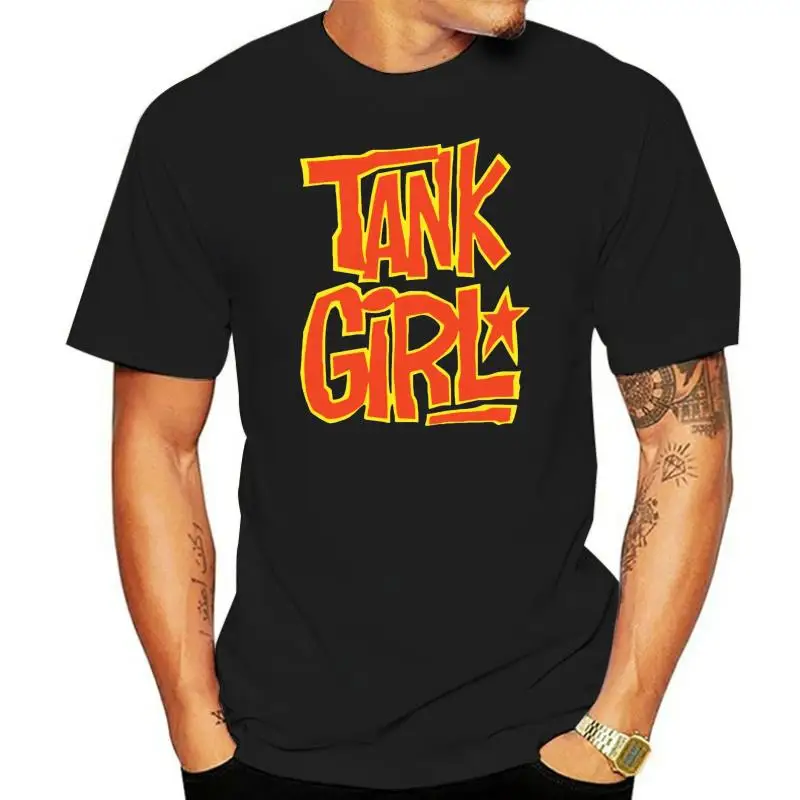 Men T Shirt  Tank Girl t-shirt - Royal Blue Logo tshirts Women T-Shirt