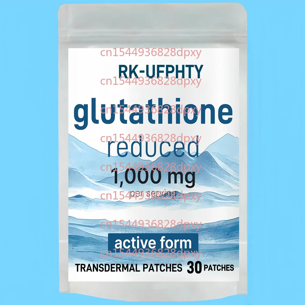

30 трансдермальных пластырей с глутатионом, усиленная формула, восстановленный глутатион для здоровья печени и поддержки иммунитета