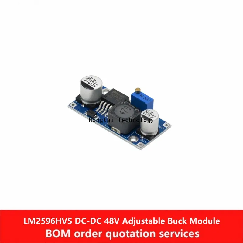 LM2596HVS DC-DC 48V Adjustable Buck Module Input 4.5V-47V Electric Vehicle Mounted Voltage Regulator Power Supply