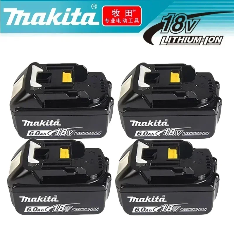 

Makita 18V Battery 6AH 18v Li-ion Replacement LXT BL1860B BL1860 BL1850 BL1830 DHP482RFX9 BL1815 LXT400 for Cordless Drills