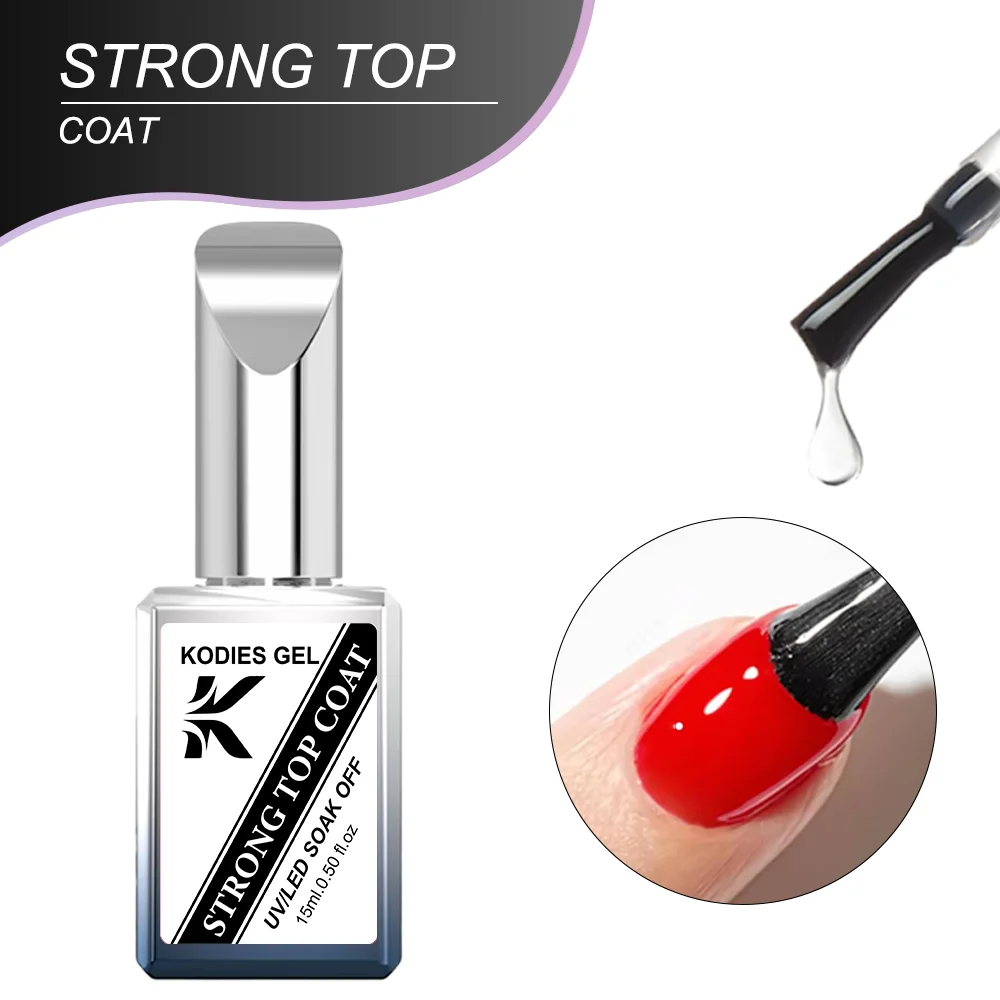 โคดี้ส์ เจล ท็อปโค้ทเจล ยาทาเล็บแบบเจล ปราศจากสาร HEMA และ TPO ให้ความเงางามแบบยูวีเจล