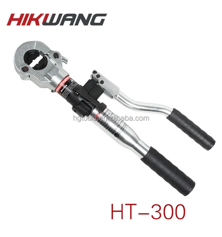 portable 6T aluminum handle HT-300 16-300mm2 hydraulic cable lug crimping tool