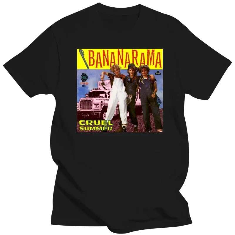 Summer Bananarama Retro Cruel  Music Band T Shirt  harajuku  graphic t shirts  oversized t shirt  men clothing