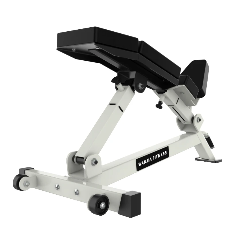 Commercial Adjustable Lumbar Bench Heavy Duty Professional Bench Multi Angle Lower Back Strength Training