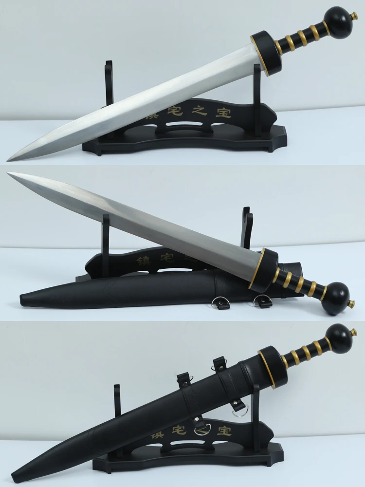 

Roman Gladius Swords 1060 High Carbon Steel Blade Sharp Real Metal European Sword Full Size Replica Cosplay Gladiator Weapon