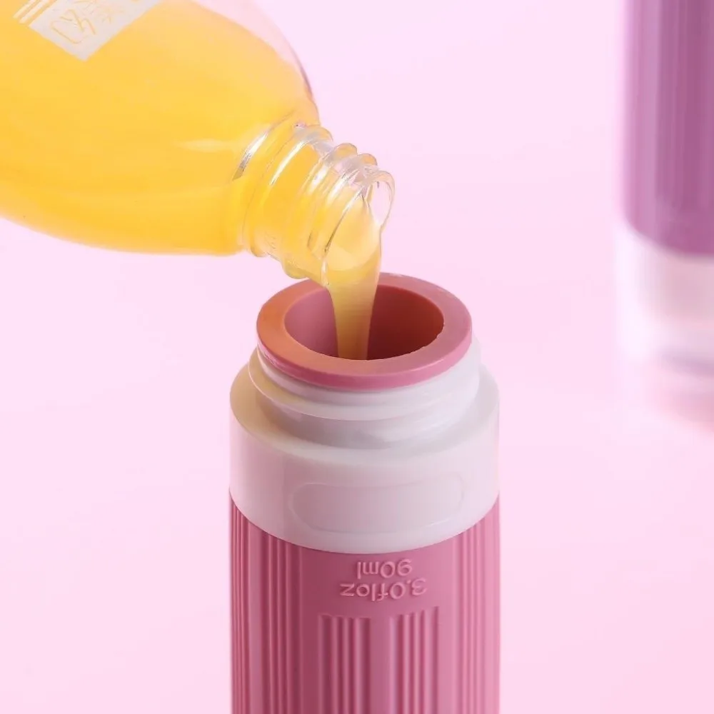 

4 шт./компл., 90 мл, силиконовый дорожный набор диспенсеров, многоразовый герметичный набор бутылок для жидкости, пустой пищевой класс