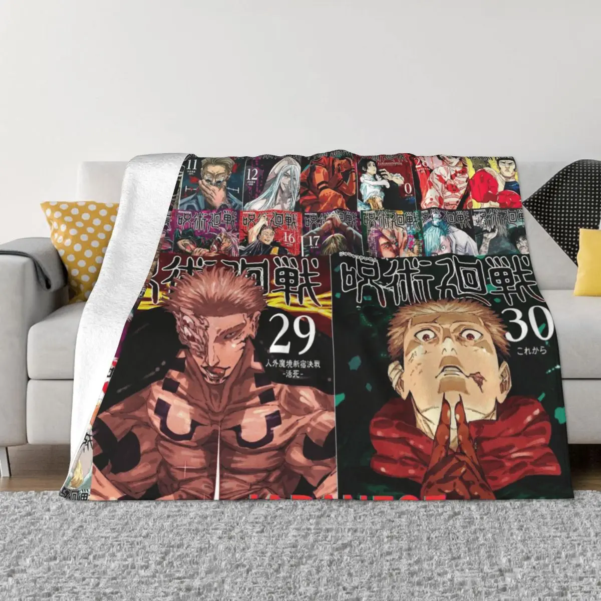 

Jujutsu Kaisen 00771 Bedroom Bed Blankets Custom Blanket Sofa bed blanket Blankets And Throws Throw Blanket