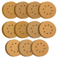 XCAN 110tlg abrasive paper 125mm Velcro grinding wheels 8 holes round sanding sheets P60-P800 for eccentric grinder Wood
