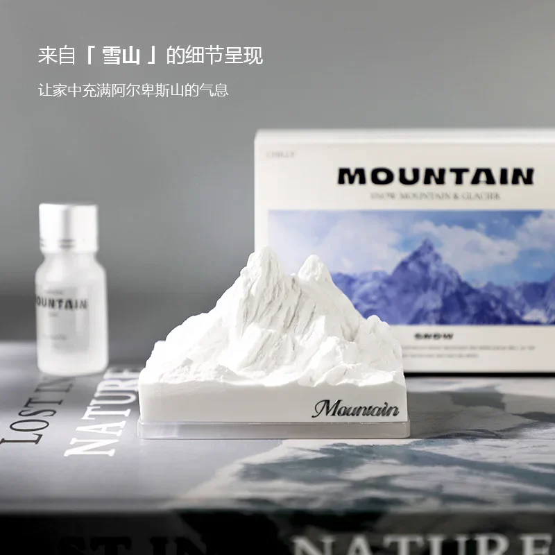 Snow Mountain Fragrance Stone Fireless Aromatherapy Gift Box Indoor Car mounted Fragrance Decoration Gifts Home Decoration