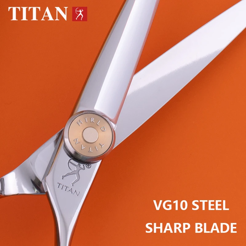 TITAN professional barber scissors cutting thinning hair cut tool new item hairdressing shear  6inch  vg10 steel cnc