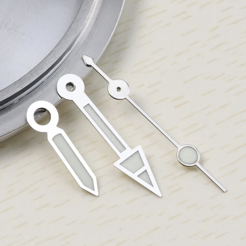 

HEIMDALLR SKX007/009 SBBN 6105-8110 Стрелки часов для NH35/NH36 супер светящиеся часы Mairine Master подходят для автоматического механизма Seiko