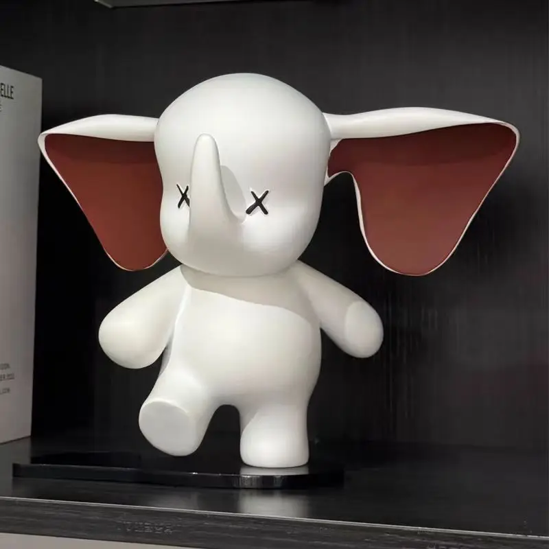 

Декоративные фигурки слонов, роскошные украшения для гостиной, аксессуары для домашнего декора, имитации статуй животных, современные украшения.