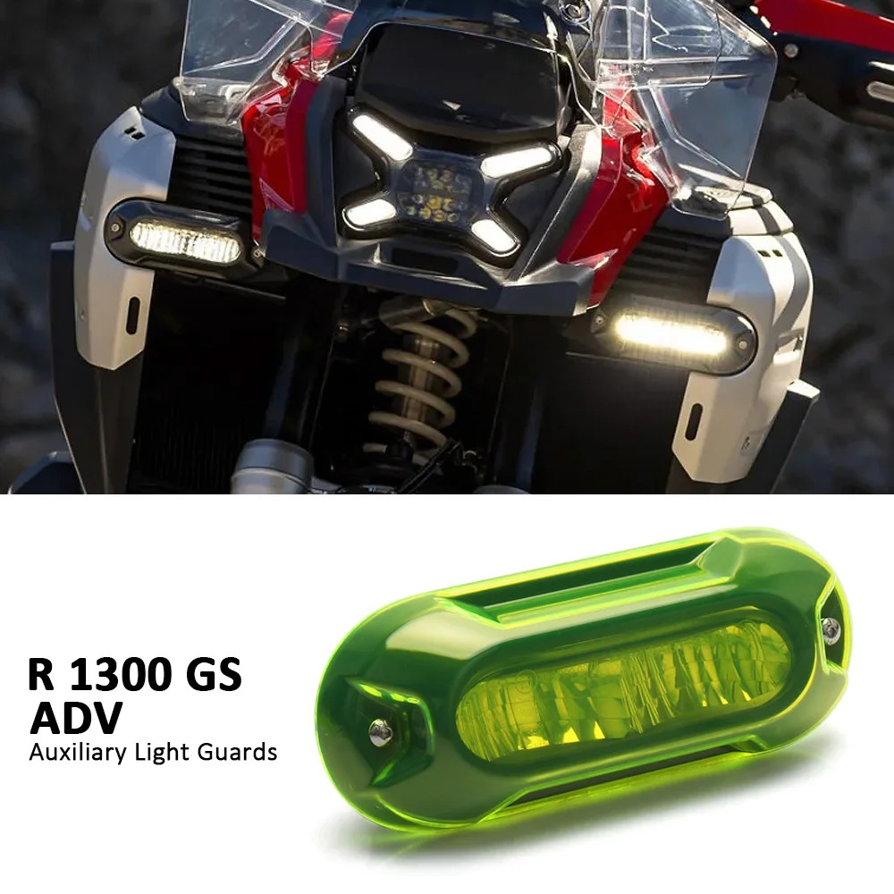 

New LED Auxiliary Protection Light Motorcycle Accessories Lamp Guards For BMW GS1300 R 1300 GS Adventure R1300GS ADV 2024 2025