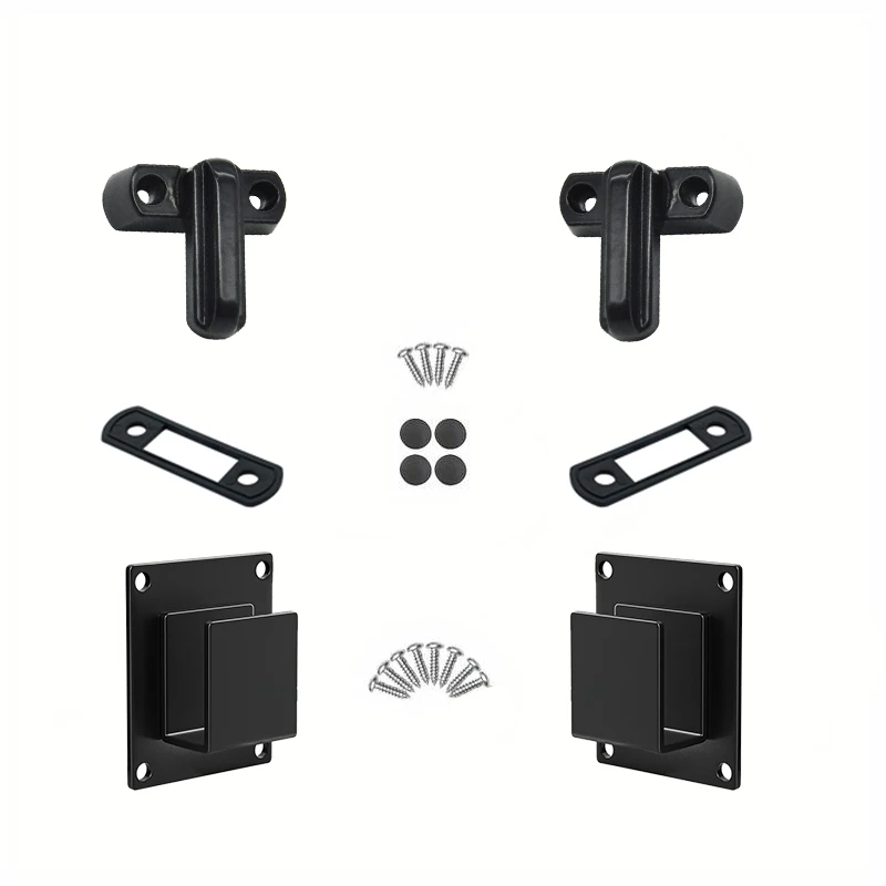 2set Caravan Table Storage Kit Camper Van Motorhome Folding Outdoor Table Cabinet Panel T Shaped Buckle Portable RV Accessory