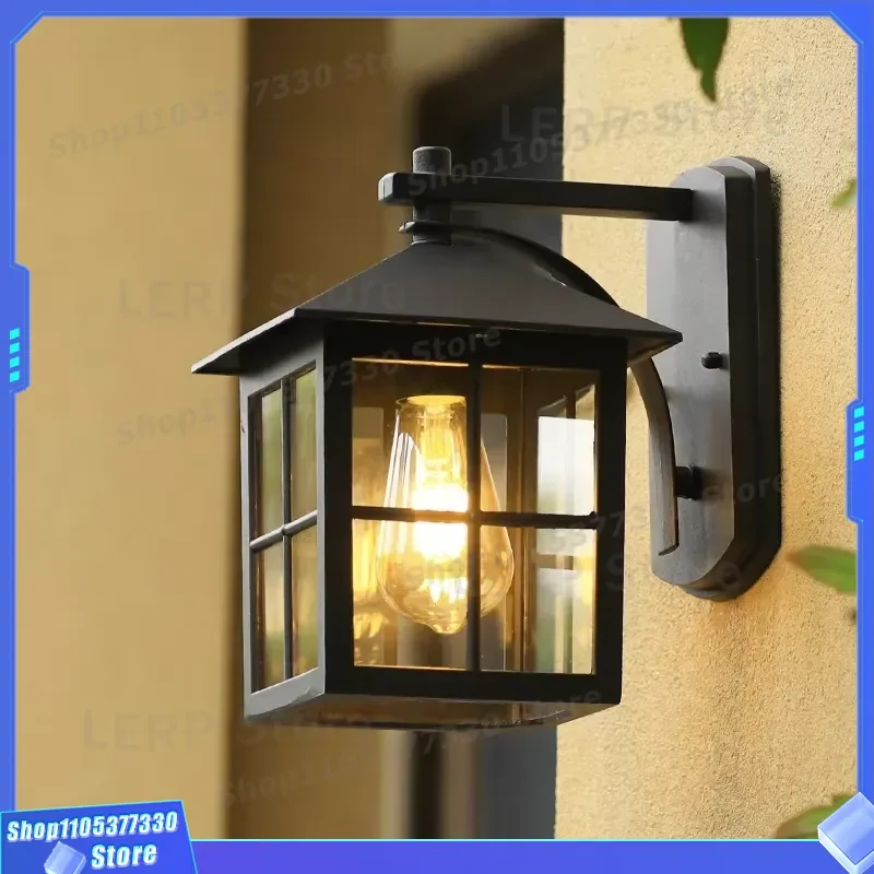 Modern Simple LED Wall Light Die Cast Aluminum Waterproof Outdoor Garden Lamp AC Powered Super Bright Exterior Mounted