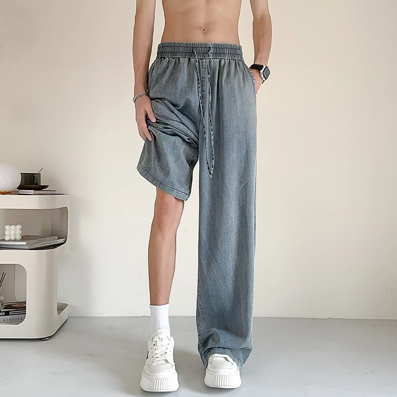 

Новые трендовые брюки Мешковатые джинсы Мужские брюки Свободные удобные Y2k Мужская одежда Мужские джинсовые шорты Фиолетовые джинсы Брендовые джинсовые джинсы Лето