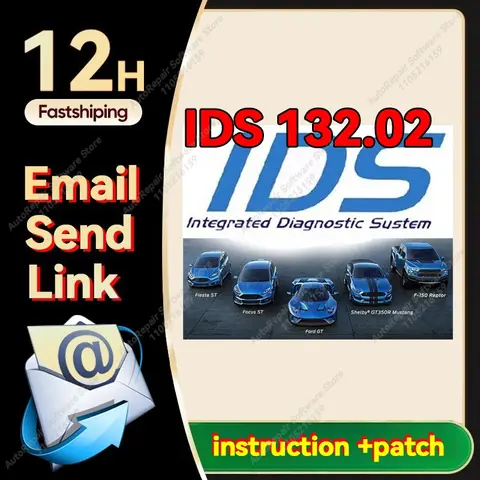 IDS-V132 Multi-Language IDS 132 For Ford VCMII OBD2 Scanner Diagnostic Tools with Autroniq A100, A200 and For Ford VCM III