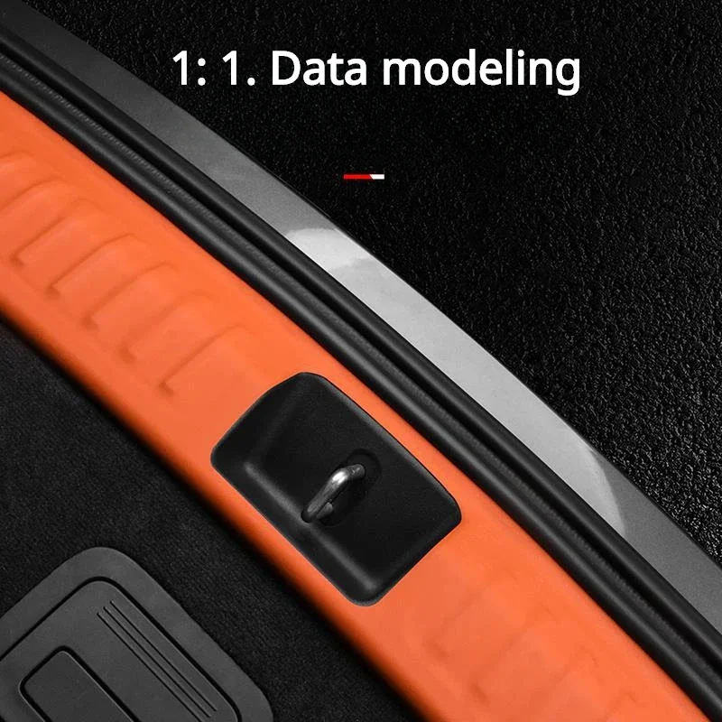 For Leading Lixiang L7 L8 L9 2022 2023 Car Trunk Threshold Strip Sticker Trunk Rear Protective Panel for lixiang