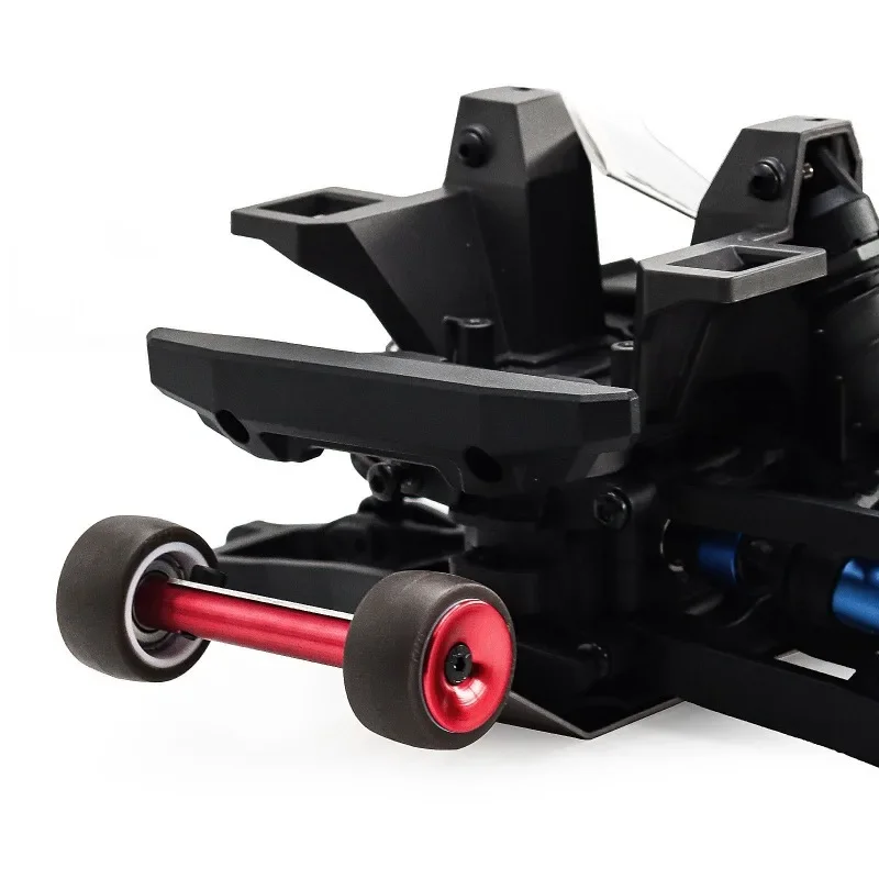 TRX4 미니 맥스 몬스터 트럭 업그레이드 – 더 나은 안정성을 위한 경량 알루미늄 및 스테인리스 스틸 휠리 바 W207