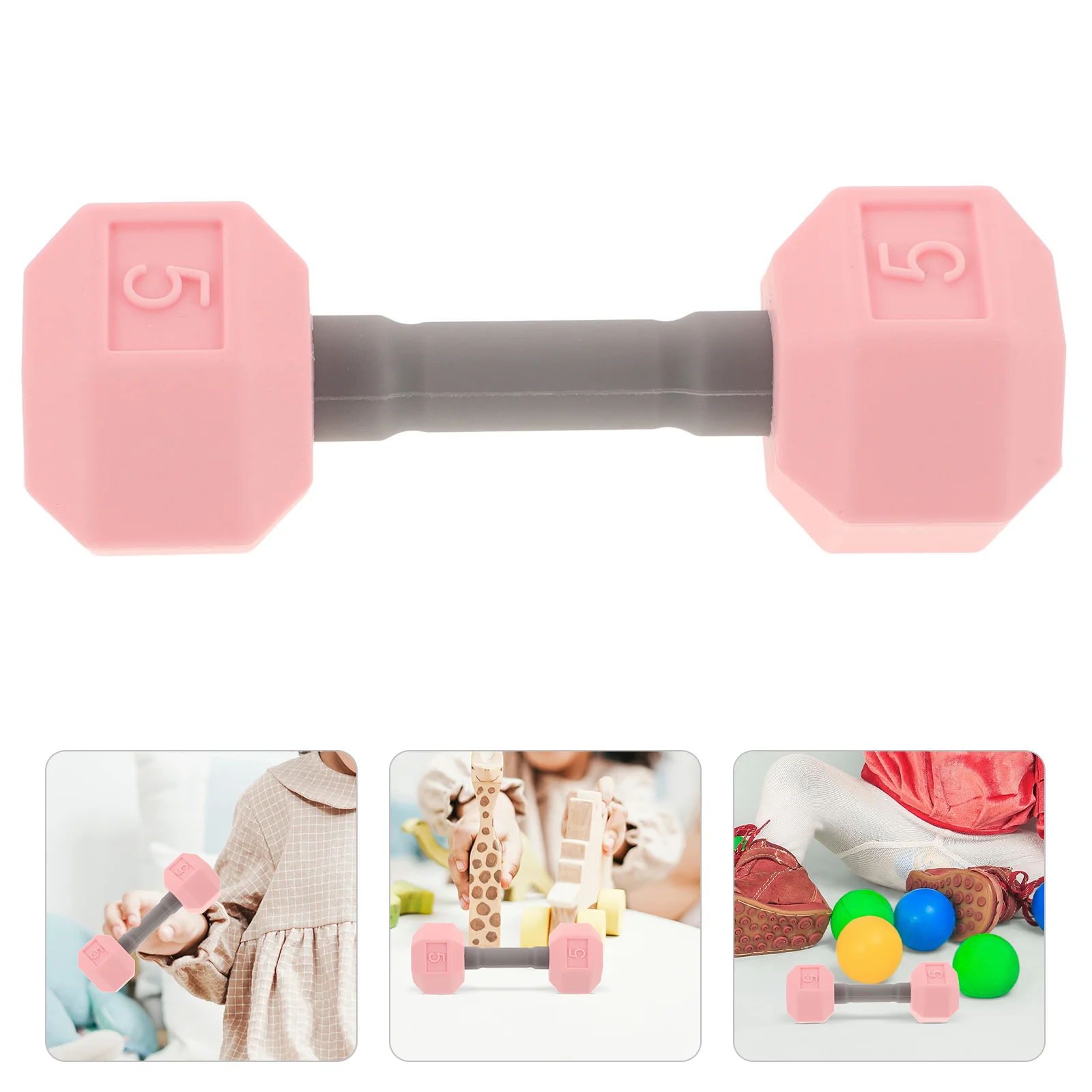 

Children's Dumbbell Toys Beginner Kids Barbell Weight Toddler Dumbbells Fitness Baby Workout Silicone Toddlers