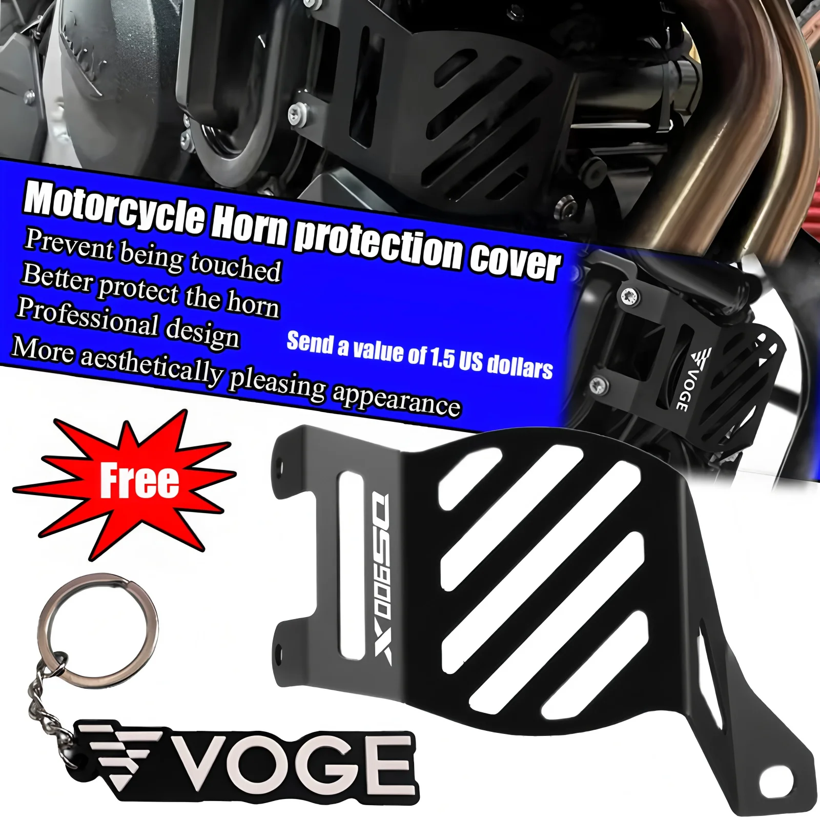 

Motorcycle Accessories Horn Cover Protector Bugle Speaker Cover Guard Protection For VOGE Valic DSX 900 DSX DS900X 900DSX DSX900